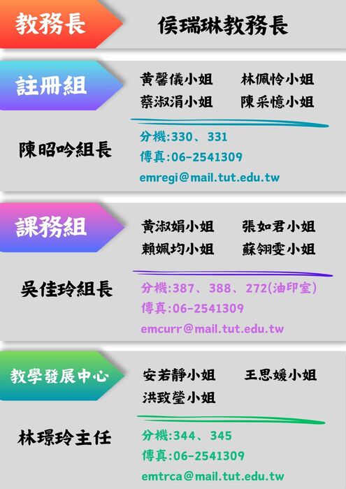 組織成員介紹圖片